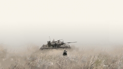 Soldiers paintings Army tanks