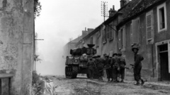 Soldiers tanks World War