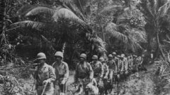 Soldiers War forests Dogs