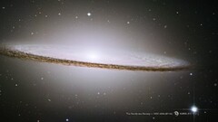 Sombrero Galaxy Space space art digital art Hubble