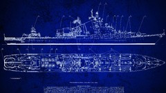Soviet ships blueprints scheme