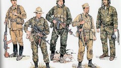 soviet union USSR Afghanistan soldier artwork military