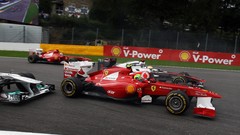 Spa Francorchamps cars Ferrari