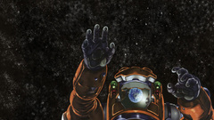 Space artistic moon astronaut