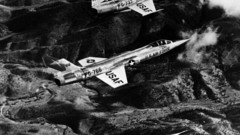 Space four Aircraft Formation