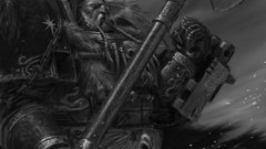 Space Marines monochrome concept