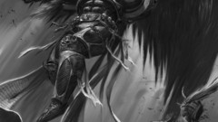 Space Marines monochrome concept