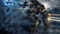 Space Marines Warhammer 40 000 video games fantasy art artwork