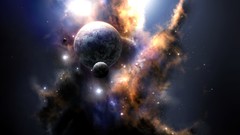 Space nebula galaxy planet
