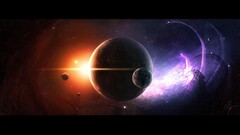 Space planet nebula space art JoeyJazz digital art