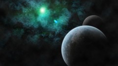 Space planets science fiction gas cloud