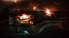 Space red star Stars