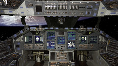 Space shuttle cockpit