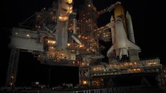 Space shuttle launch pad