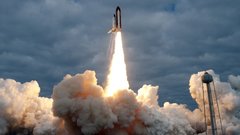 Space shuttle Liftoff