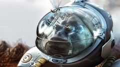 Space suits Dragonflies alien