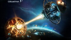 spaceship destruction digital art science fiction 2008 (Year)