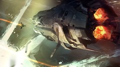 Spaceships halo concept art artwork video games Halo 4 Nicolas 