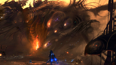 Spaceships science fiction artwork