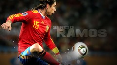 Spain football player Sergio Ramos soccer