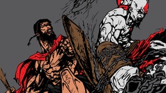 Spartan leonidas kratos god