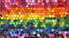 Spectrum circles Crayons colors
