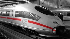 Speed Red Line ICE speed train