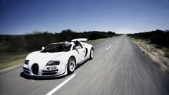 Speed roads skies sports cars Highways Bugatti Veyron Super 