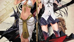 Sphinx lips statues Jewelry Cleopatra navel staff gloves 