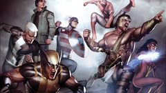 Spider-Man captain america wolverine