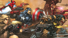 Spider-Man captain america wolverine