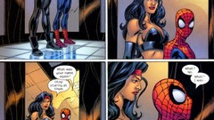 Spider-Man funny thoughts boobs stare elevators