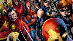 Spider-Man Iron Man Doctor Strange comics spider woman Avengers 