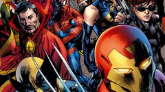 Spider-Man Iron Man wolverine Doctor Strange comics Black Widow 