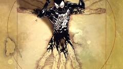 Spider-Man marvel comics Venom Leonardo da Vinci Vitruvian Man