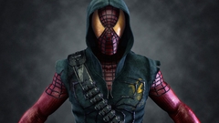 Spider-Man superhero artwork 3d render hoods cgi