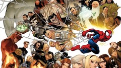 Spider-Man Venom daredevil human torch mr fantastic magneto 