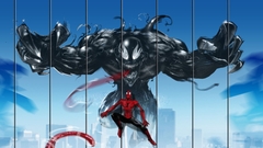 Spider-Man Venom marvel comics artwork superhero