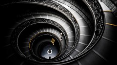 Spiral vatican city stairways