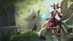 Splashes League of Legends artwork ahri