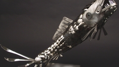 Spoon Art iron fish