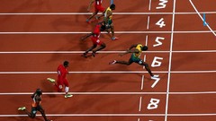 Sports athletics olympics 2012 Usain Bolt