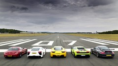 Sports cars Porsche Lamborghini Gallardo Spyder