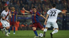 Sports Champions League soccer David Villa FC Barcelona 