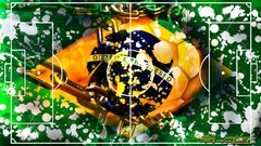 Sports Flags Brazil soccer Football Pitch campo Brazil Soccer