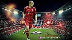Sports football players soccer Bayern Munich Arjen Robben 