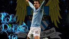Sports football players soccer Manchester City Premier League 
