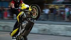 Sports motorbikes drag racing