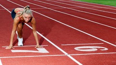 Sports running atlet