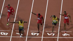 Sports track running olympics 2012 Usain Bolt